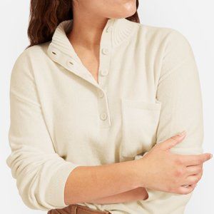 Everlane The ReCashmere Button Mockneck